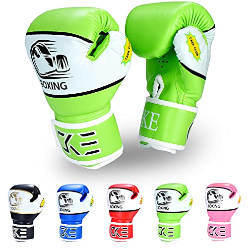 CKE Guantes de Boxeo para niños y niñas, niños pequeños de 5 a 12 años de Edad Guantes de Boxeo para Saco de Boxeo Kickboxing Muay Thai