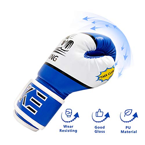 CKE Guantes de Boxeo para niños y niñas, niños pequeños de 5 a 12 años de Edad Guantes de Boxeo para Saco de Boxeo Kickboxing Muay Thai