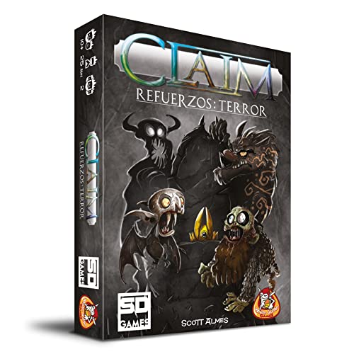 Claim Refuerzos Terror - Expansión Juego de Cartas Claim o Claim 2 para Salvar el Reino, 2 Jugadores a Partir de 10 Años