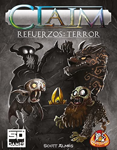 Claim Refuerzos Terror - Expansión Juego de Cartas Claim o Claim 2 para Salvar el Reino, 2 Jugadores a Partir de 10 Años