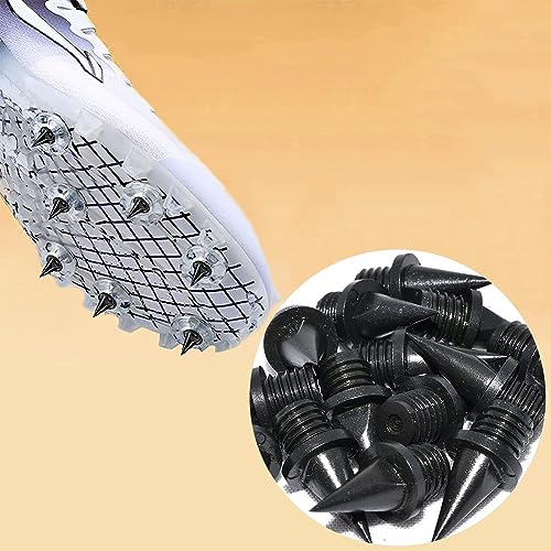 Clavos Atletismo, Clavos para Zapatos de Pista, Repuesto de Clavos, para Salto de Longitud, Correr, Caminar, Salto de Altura, 25 Piezas, con 1 Llave de Clavos