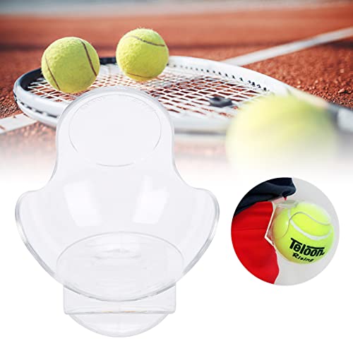 Clip de Pelota de Tenis, Clip de Pelota de Tenis Equipo de Entrenamiento Soporte de Clip de Cintura de Pelota de Tenis ABS Accesorios Deportivos(Color Transparente)