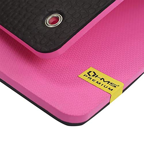 Club Fitness Mat with Holes Pink HMS Premium MFK02