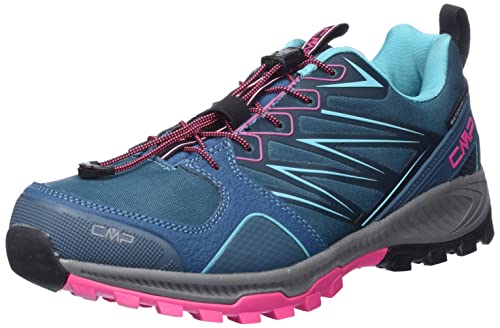 CMP Atik Wmn Wp Trail Running Shoes, Zapatillas de Correr, Mujer, Deep Lake Purple Fluo, 36 EU