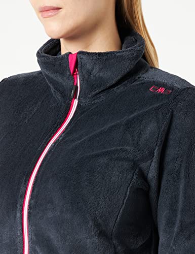 CMP - Chaqueta polar Highloft para mujer, Titanio-Fucsia, M