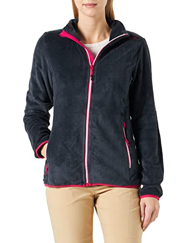 CMP - Chaqueta polar Highloft para mujer, Titanio-Fucsia, M