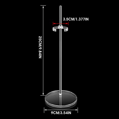 Cobee Soporte para muñeca, 6 Piezas de Soporte para muñeca Transparente Mini Soporte para muñeca para muñecas de 9 a 12 Pulgadas peanas para Figuras Soporte de exhibición de muñecas Vientiane