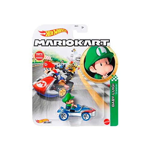 Coche Hot Wheels Mario Kart Mod Surtidos Escala 1:64