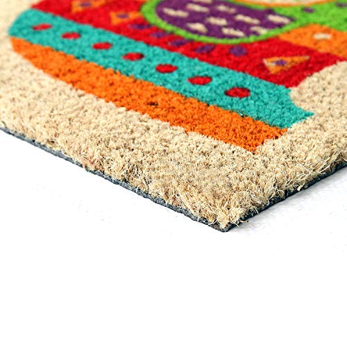 Coco&Coir | Felpudo de coco natural | Antideslizante | Ecologico | Felpudo interior y exterior | 45 x 75 cm