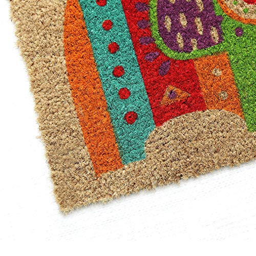 Coco&Coir | Felpudo de coco natural | Antideslizante | Ecologico | Felpudo interior y exterior | 45 x 75 cm