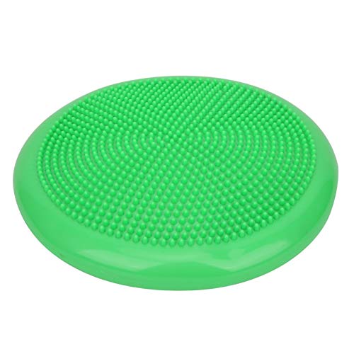 Cojín de balanceo de Yoga, cojín de Banco Life Fitness Cojín de Equilibrio de Yoga Cojín de Yoga Cojín Inflable de Yoga para Entrenamiento Corporal para Yoga(Green, Diameter 34)