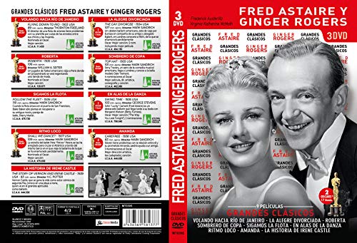 Colección Grandes Clásicos: Fred Astaire y Ginger Rogers (Volanda Hacia Río de Janeiro / La Alegre Divorciada / Roberta / Sombrero de Copa / Sigamos la Flota / En Alas de la Danza / y más) [DVD]