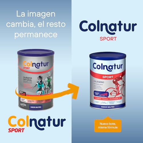 Colnatur Sport Neutro 3PACK - Colágeno con Magnesio, Zinc y Vitamina C para Músculos, Huesos y Articulaciones, 990g - Amazon Exclusive