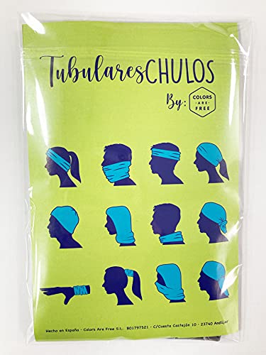 COLORS ARE FREE Bufanda Tubular Multifuncional para Hombres y Mujeres Ideales para el Invierno - Braga Cuello o Cabeza para Cualquier Actividad al Aire Libre como Correr, Andar o Esquiar (Paisaje 2)