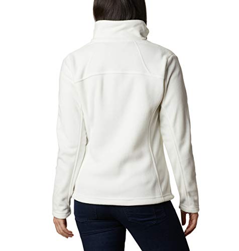 Columbia Fast Trek II Jacket - Forro Polar para Mujer, Color Blanco, Talla M