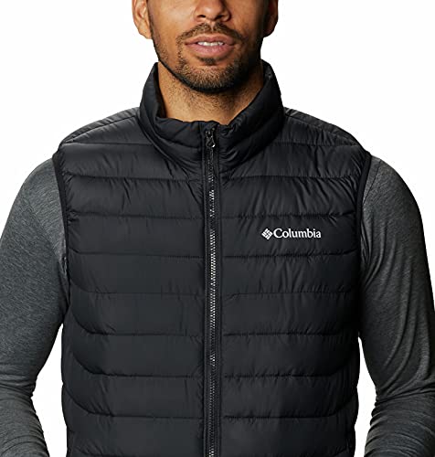 Columbia Hombre Chaleco Acolchado, Black (LATEST COLLECTION), 1X