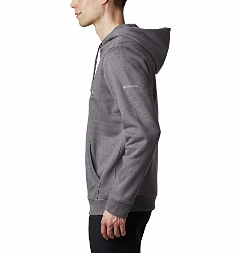 Columbia Hombre Hoodie Sudadera Con Capucha, City Grey Heather, Columbia Grey, S