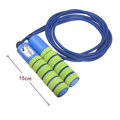 Comba Speed Rope de Browill con contador y asas cómodas y antideslizantes, luz, comba para ejercicios, Crossfit, Boxeo, Entrenamiento y Fitness.