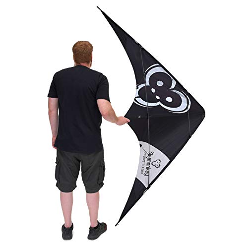 Cometa articulada Skymonkey Powerstreamer XXL, Deportiva, avanzados, 212cm, Negro