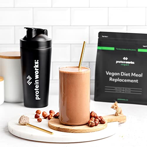 Comida Vegana Completa | Chocolate Suave | 100% Origen Vegetal | Asequible, Saludable, Rápido | Batido Sustitutivo de Comidas | THE PROTEIN WORKS | 500g