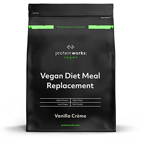 Comida Vegana Completa | Crema de Vainilla | 100% Origen Vegetal | Asequible, Saludable, Rápido | Batido Sustitutivo de Comidas | THE PROTEIN WORKS | 500g