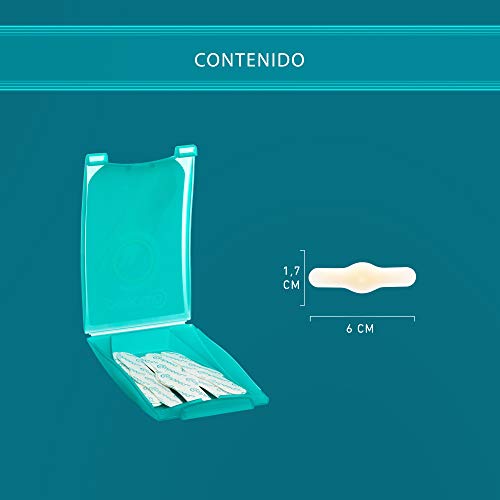 COMPEED Callos Protección - Medianos, 10 Apósitos Hidrocoloides - Tratamiento de pies para la eliminación Natural del Callo, Tamaño del apósito 1,7 x 6,0 centímetros