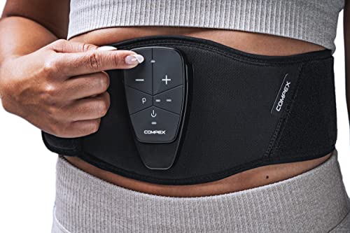 Compex Electroestimulador unisex para adultos Corebelt 1.0, negro, L/XL