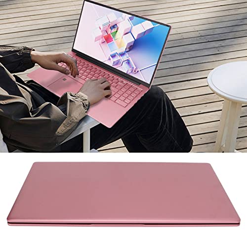 Computadora Portátil Rosa, CPU de Cuatro Núcleos Computadora Portátil de 15.6 Pulgadas Rosa 16GB RAM 512GB ROM Pantalla IPS Pantalla IPS con Resolución de 1920x1080 CPU de Cuatro Núcleos(16+512G)