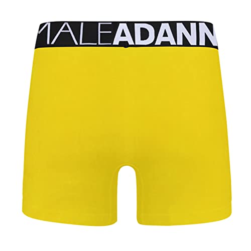 con cintura baja para hombre casual sexy ropa interior pantalón fino de terciopelo bragas calzoncillos boxeador ropa interior sólido calzoncillos ropa interior hombre rojo, amarillo, XL