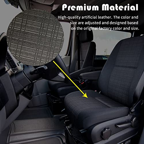 ConBlom Funda de asiento de conductor compatible con Mercedes Sprinter 2014-2018, a medida, resistente, impermeable