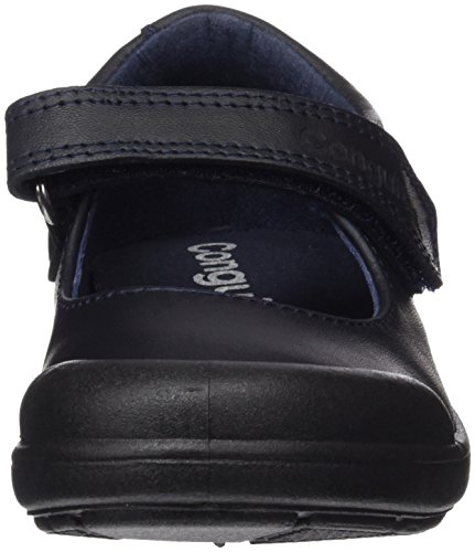 Conguitos Merceditas Colegial Lavable Velcro Merceditas, Niñas, Azul (Marino 2), 28 EU (10 UK)