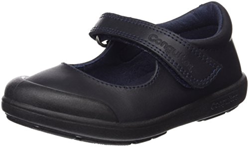 Conguitos Merceditas Colegial Lavable Velcro Merceditas, Niñas, Azul (Marino 2), 28 EU (10 UK)