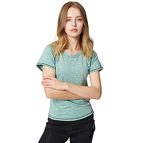 Conjunto Chandal Mujer Completo Conjuntos Deportivos para Mujer Deporta Ropa Chándal Traje Deportivo de jogging Yoga Set Conjunto de Gimnasio Ejercicio Entrenamiento Fitness Tenis Ropa (Verde, L)