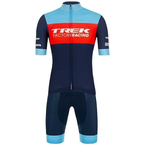 Conjunto de Ropa de Ciclismo Personalizada para Hombres Maillot de Manga Corta de Verano y Culotte con Tirantes y Acolchado para Equipos Pro