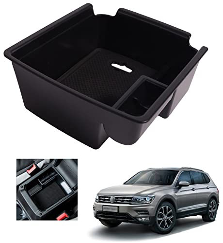 Consola Central Apoyabrazos Caja de Almacenamiento para Tiguan L/MK2 2016-2023 / Seat Tarraco 2019-2023+/Tiguan 2 Allspace Facelift Model 2022 2023+