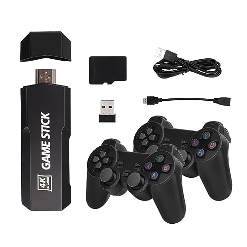 Consola de Videojuegos ARVALOLET HD 4K, más de 58000 Juegos, Consola de Juegos Retro inalámbrica, Consola de Videojuegos portátil con Carga USB, 9 emuladores Integrados para niños y niñas