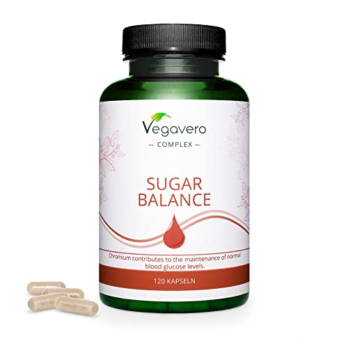 CONTROL DE GLUCOSA | Picolinato de CROMO LYNSIDE® | 120 Cápsulas | Blood Sugar | Canela Ceylan + Gymnema Silvestre + Bitter Melon | Para 4 Meses | Vegano & Sin Aditivos | Vegavero®