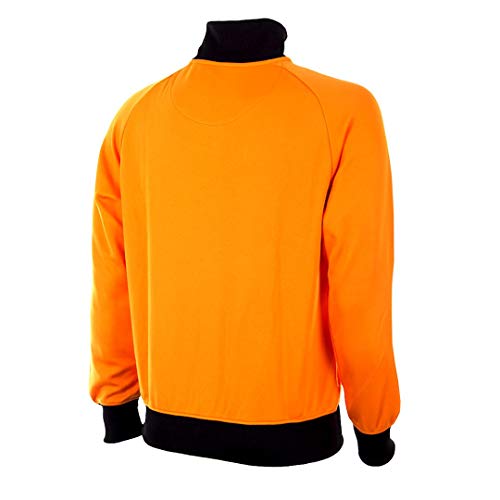 Copa Chaqueta de fútbol retro para hombre, Mundo de Holanda 1978, cuello largo, Hombre, 921, naranja, M