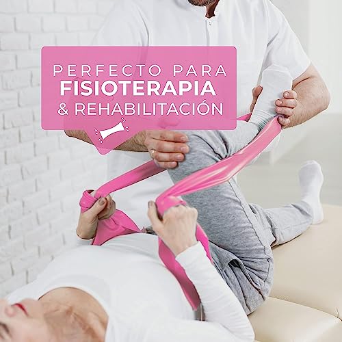 Coresteady Gomas elásticas de musculación para Hombres y Mujeres - Banda elástica - Tonifica y desarrolla Fuerza, flexibilidad y Masa Muscular - Incluye guía de Ejercicios (#7 Set DE 4, 2 Metro)