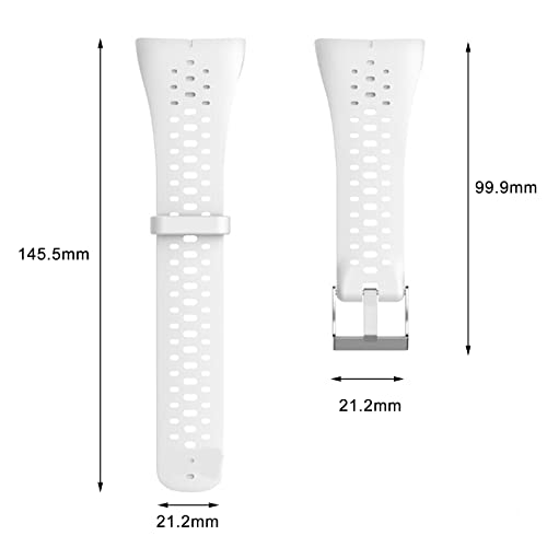 Correa de reloj de silicona para correa M430 / Polar M400, cierre rápido, correa de repuesto