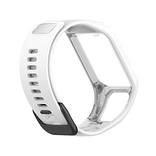 Correa de repuesto compatible con Tomtom Runner 2 3, Spark 3, Golfer 2, correa de silicona suave para reloj Tomtom Spark Cardio., Code,