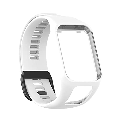 Correa de repuesto compatible con Tomtom Runner 2 3, Spark 3, Golfer 2, correa de silicona suave para reloj Tomtom Spark Cardio., Code,