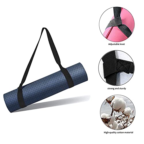 Correa para Esterilla de Yoga, Correa Ajustable para Esterilla de Yoga, 2 Correas paraEsterilla de Yoga, para Atar Rodillos de Espuma para Esterillas de Yoga para Ejercicios de Estiramiento de Yoga