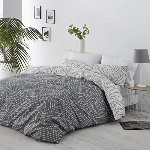 COTTON ARTEAN Funda Nordica Reversible Salinas Cama de 200 Cierre con Botones. HIPOALERGENICA