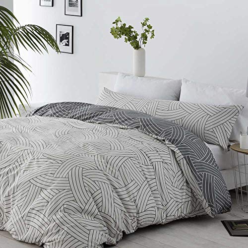 COTTON ARTEAN Funda Nordica Reversible Salinas Cama de 200 Cierre con Botones. HIPOALERGENICA