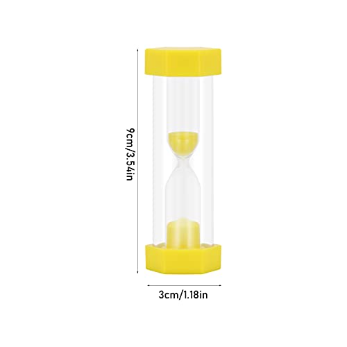 Cozlly Reloj de Arena 6 Colores,Anti Caída Reloj de Arena Temporizador,30 Segundos/1 Minutos/2 Minutos/3 Minutos/5 Minutos/10 Minutos,Reloj Arena Niños,para niños,aulas,cocinas,Juegos