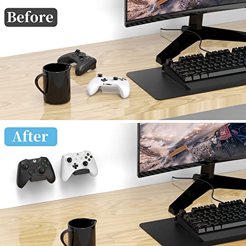 Cozycase Adhesivo Soporte de Pared para Mando - Universal Soporte Pared para Controller Gamepad de Xbox / PS5 / PS4 (Negro)