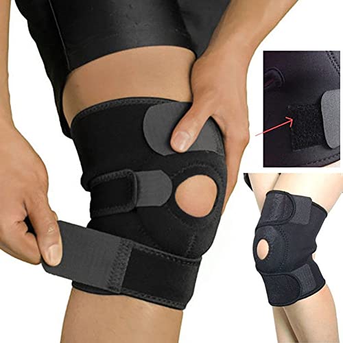 CPFITT Rodillera Menisco, Ligamento, Protector de Rótula, Ajustable, Estabilizadora, Gym, Crossfit, Correr, Compresión, Rotuliana, Antideslizante, Deportiva, Talla única, Hombres y Mujeres