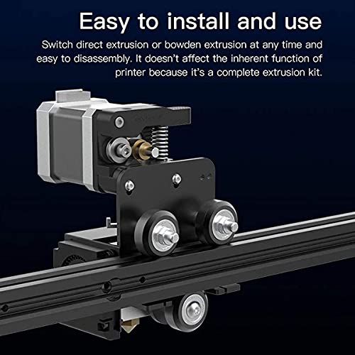 Creality Upgraded Direct Extruder Kit for Ender 3, Ender 3 Pro, Ender 3 V2, Comes with 42-40 Stepper Motor, 1.75mm Direct Drive Extruder, Fan and Cables Support Flexible Filament