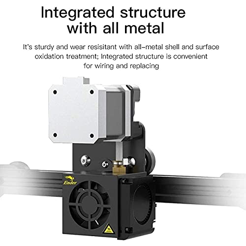 Creality Upgraded Direct Extruder Kit for Ender 3, Ender 3 Pro, Ender 3 V2, Comes with 42-40 Stepper Motor, 1.75mm Direct Drive Extruder, Fan and Cables Support Flexible Filament